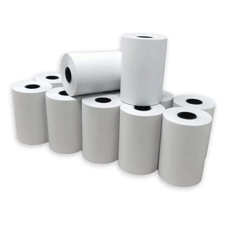 20 Rollos De Papel Térmico 57mm X 40mm (Contómetros)