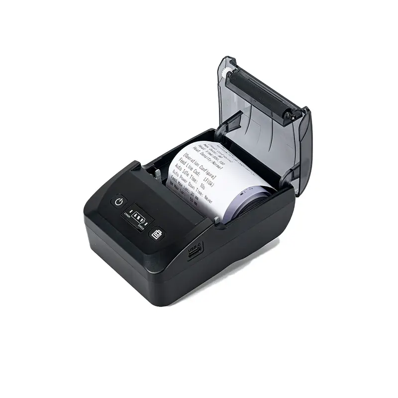 Impresora térmica  portátil 57mm con interfaz Bluetooth + USB