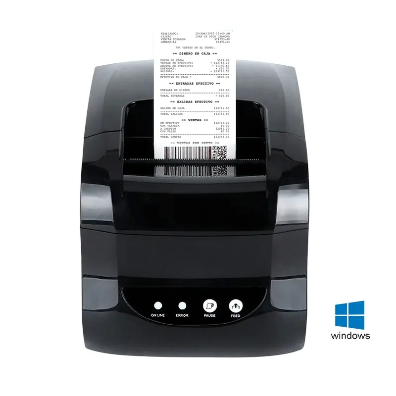 Impresora código barra - Dual tickets y etiquetas - RP-365B 