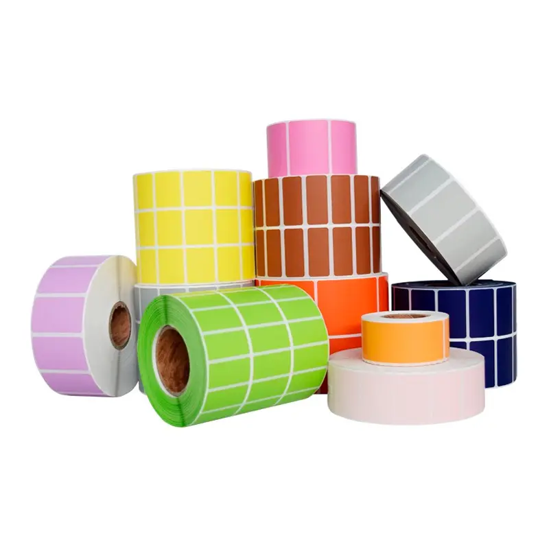 Etiqueta adhesiva a color