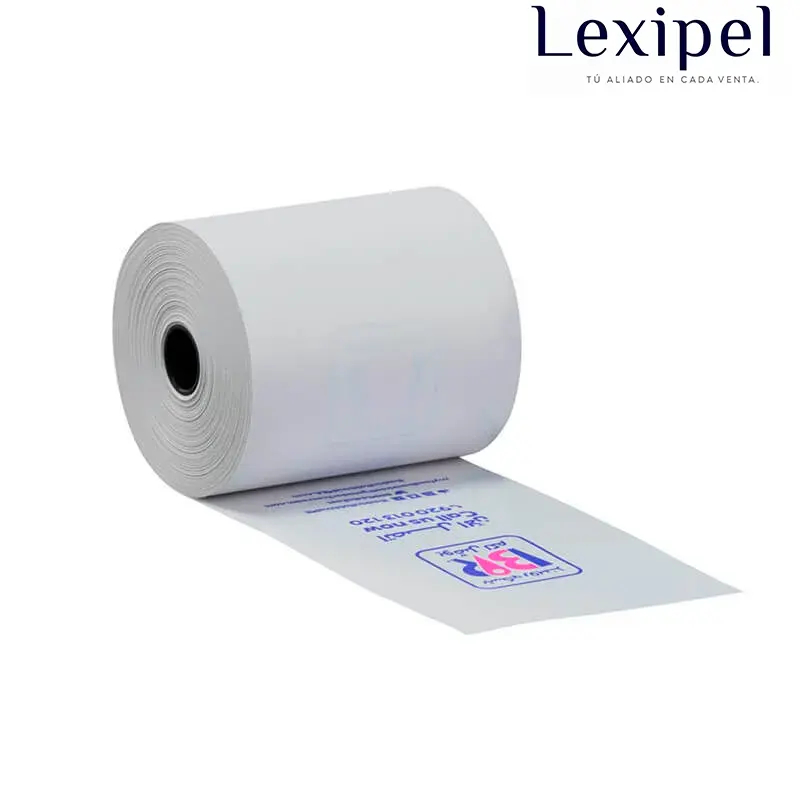 Papel térmico impreso personalizado 80 mm x 80 mm con logotipo
