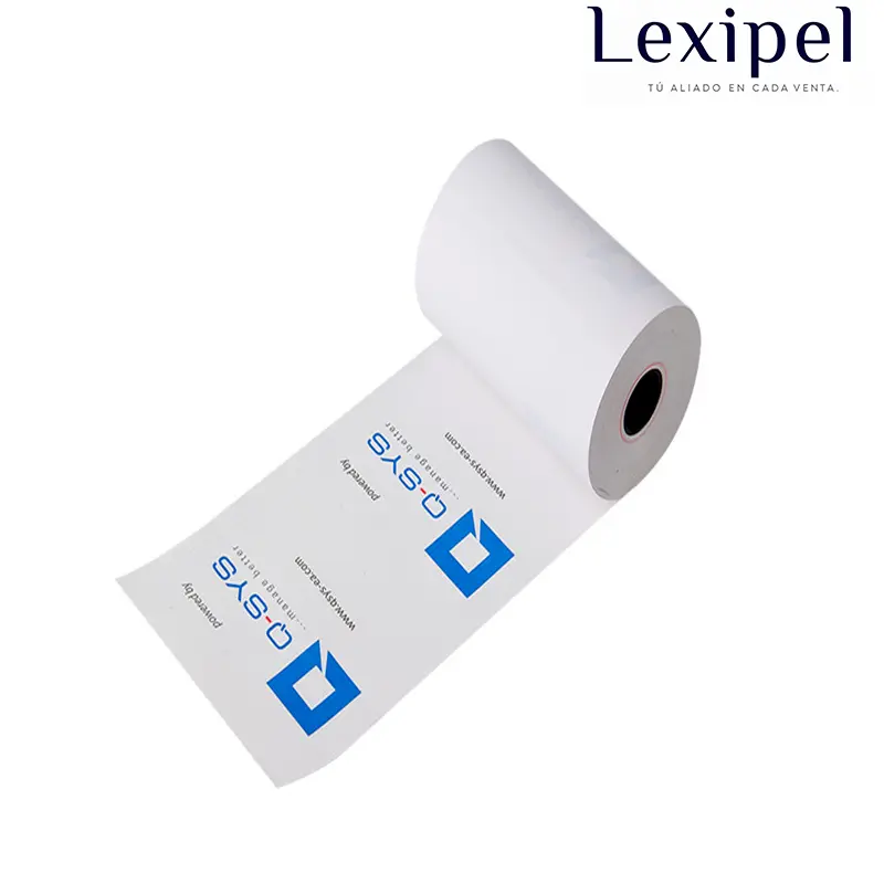 Papel térmico impreso personalizado  con logotipo