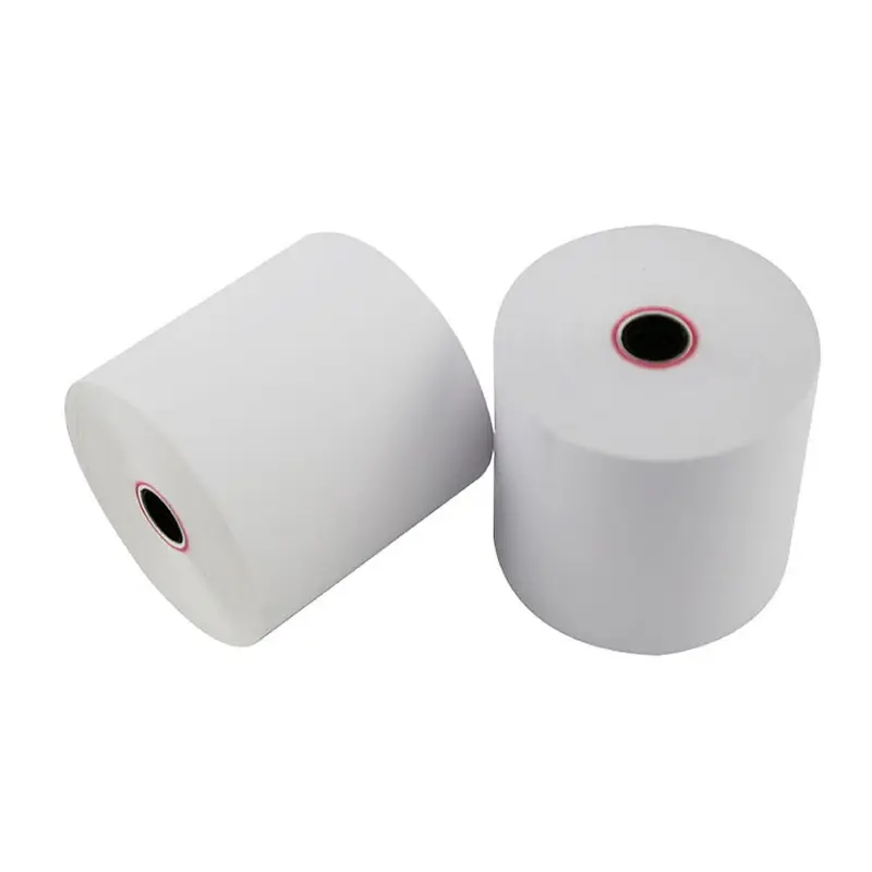 100 Rollos De Papel Térmico 80mm X 80mm (Contómetros )